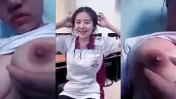 Gadis Sma Seksi Meremas Payudara Besarnya Hingga Susu Muncrat