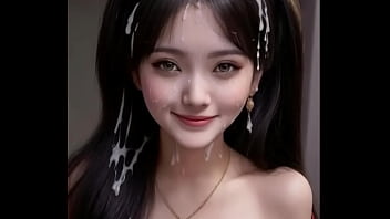 Gadis-gadis Hanfu Putih Terpampang Polos, Tersipu Malu Usai Tubuhnya Dipenuhi Cairan Panas