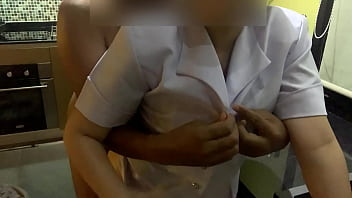 ระเบิดสุดยอดในครัว กับสาวพยาบาลสุดฟิน