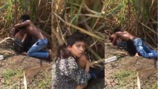 Cowok Dan Pacarnya Bercinta Liar Di Semak-semak Alam Terbuka