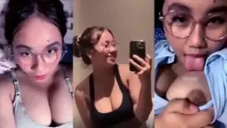 Hana Tiktoker Sensual Menggoda Dengan Payudara Menggairahkan