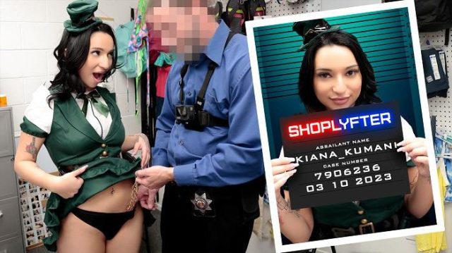 Pencuri Hari St. Patty Yang Menggoda: Kiana Kumani Digeledah Dan Dipermalukan Di Toko
