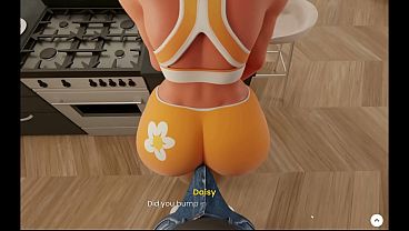 Hari-hari Di Mansion [game Hentai Tabu] Ep.2: Tertangkap Basah Dengan Kontol Keras Oleh Ibu Tiriku Di Dapur!