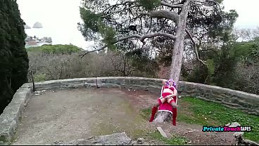 Gadis Rusia Montok Dalam Kostum Cosplay Ditidurkan Di Alam Terbuka Hingga Mengeluarkan Cairan Kental