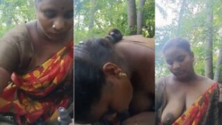 Gadis Tamil Seksi Memberikan Blowjob Panas Di Tengah Hutan Liar