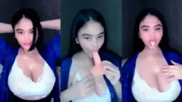 Kylie Payudara Basah Montok Mengisap Dildo