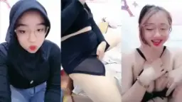 Live Sensasi: Tubuh Mulus Terbuka Di Balik Hijab Hitam