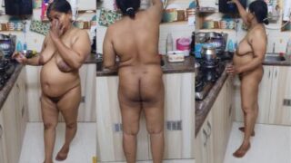 Bibi Desi Telanjang Bulat Di Dapur, Menggoda Dengan Tubuhnya Yang Seksi