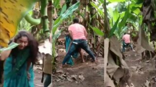 Desi Pasangan Kolhapuri Ngewe Liar Di Kebun Pisang, Bikin Basah Kuyup
