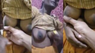 Tuan Rumah Meremas Payudara Pembantunya Dalam Video Panas India
