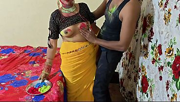 Dever Bhabhi Main Holi Ke Rang Mein Chudai, Clear Hindi Audio