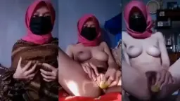 Abg Jilbab Bikin Konten Colmek Sampe Basah