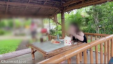 Di Luar Sama Orang Asing, Thailand, Nge-horny Bikin Basah.