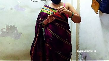 Bhabhi India Panas Pakai Saree, Siap Digebukin Sampai Muncrat.