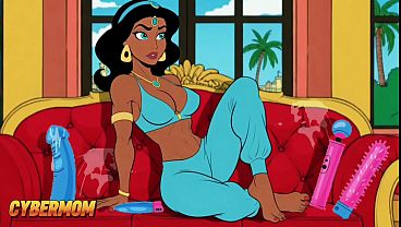Putri Jasmine Punya Kontol Gede Nongol Di Antara Pahanya. Dongeng Arab Kartun Buat Dewasa.