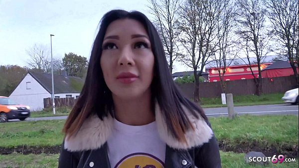 Jerman Cari Muda – Gadis Thailand Kucing Dari Flensburg Di Casting Jalanan Asli Dihentak