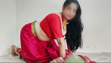 Bini Tetangga Seksi, Toket Gede, Pake Sari Merah Lagi Digenjot, Suara Desahannya Bikin Makin Bernafsu.