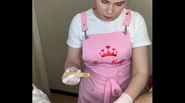 Cara Mencukur Kontol Paling Hot Dari Nyonya Depilasi Rusia Sugarnadya, Bikin Merem Melek!