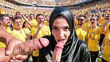 Video Gila! Fans Jerman Digebukin Tim Lawan Bareng-bareng Sampeh Nangis
