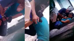 Ngintip Cewek Abg Lagi Bejat, Remes-remes Tetek Sampe Mulutnya Nempel.